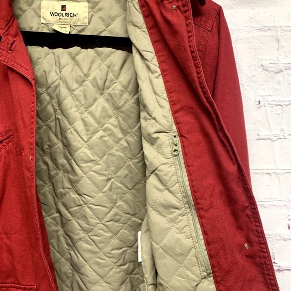 Woolrich | Red Barn Utility Coat Jacket Size Small - Picture 8 of 8